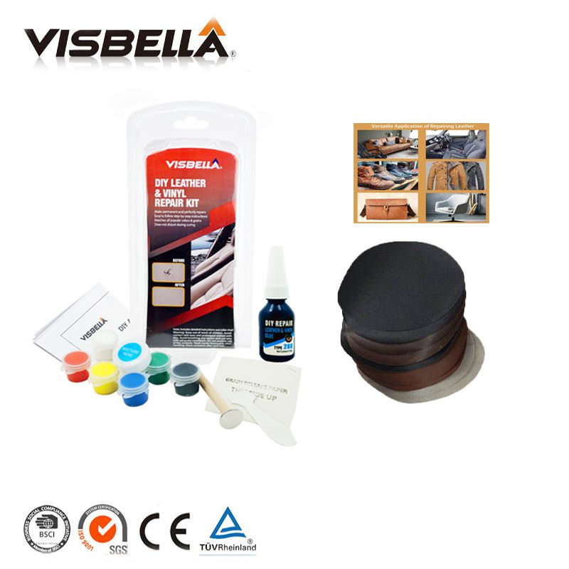 Visbella Leather Vinyl Repair Kit Auto Car Seat Sofa Coats Holes Scratch S Rips Liquid Patch Accessories