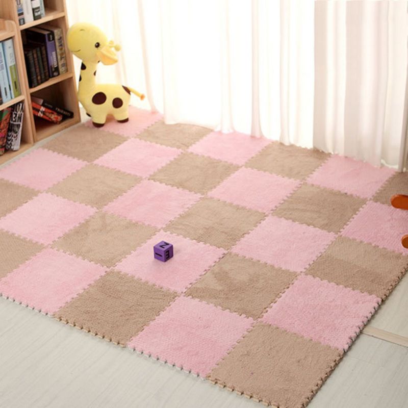 Nursery Stitching Rugs Environmental Plush Interlocking Foam Pad Nursery Stitching Rugs Environmental Plush Interlocking Foam Pad Puzzle Floor Tiles Mat Baby Crawling Aladdin Carpet From Jiguan