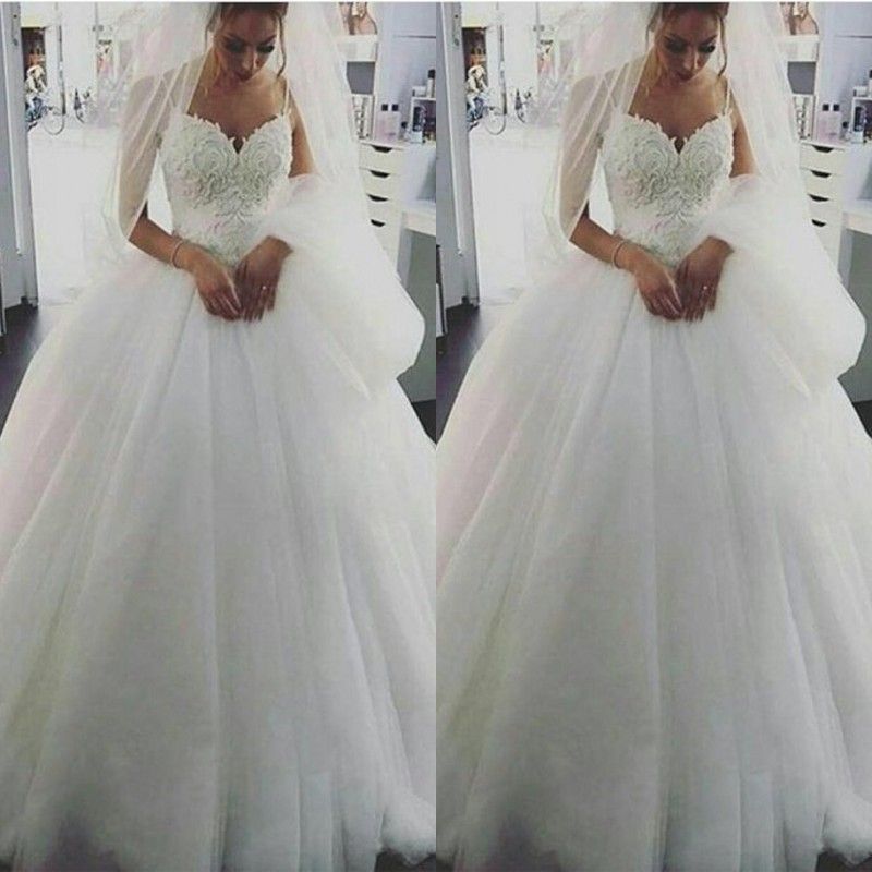 Discount 2019 New Cheap Wedding Dresses Made In China Spaghetti