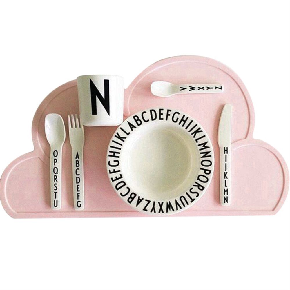 Vente En Gros 2016 Nouvelle Mode Nuage Forme Silicone Un Tapis Cuisine Moderne Salle à Manger Decor Rose Gris Blanc Noir Bleu Jaune Vert