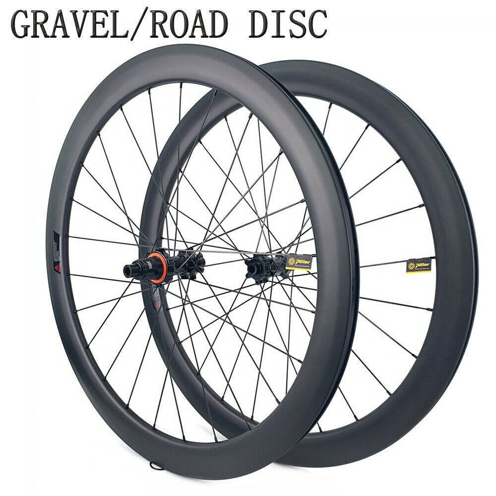 700C Disc Brake Road Bicycle Wheel Carbon Rim Cyclocross Carbon Wheelset Gravel Bike Wheels