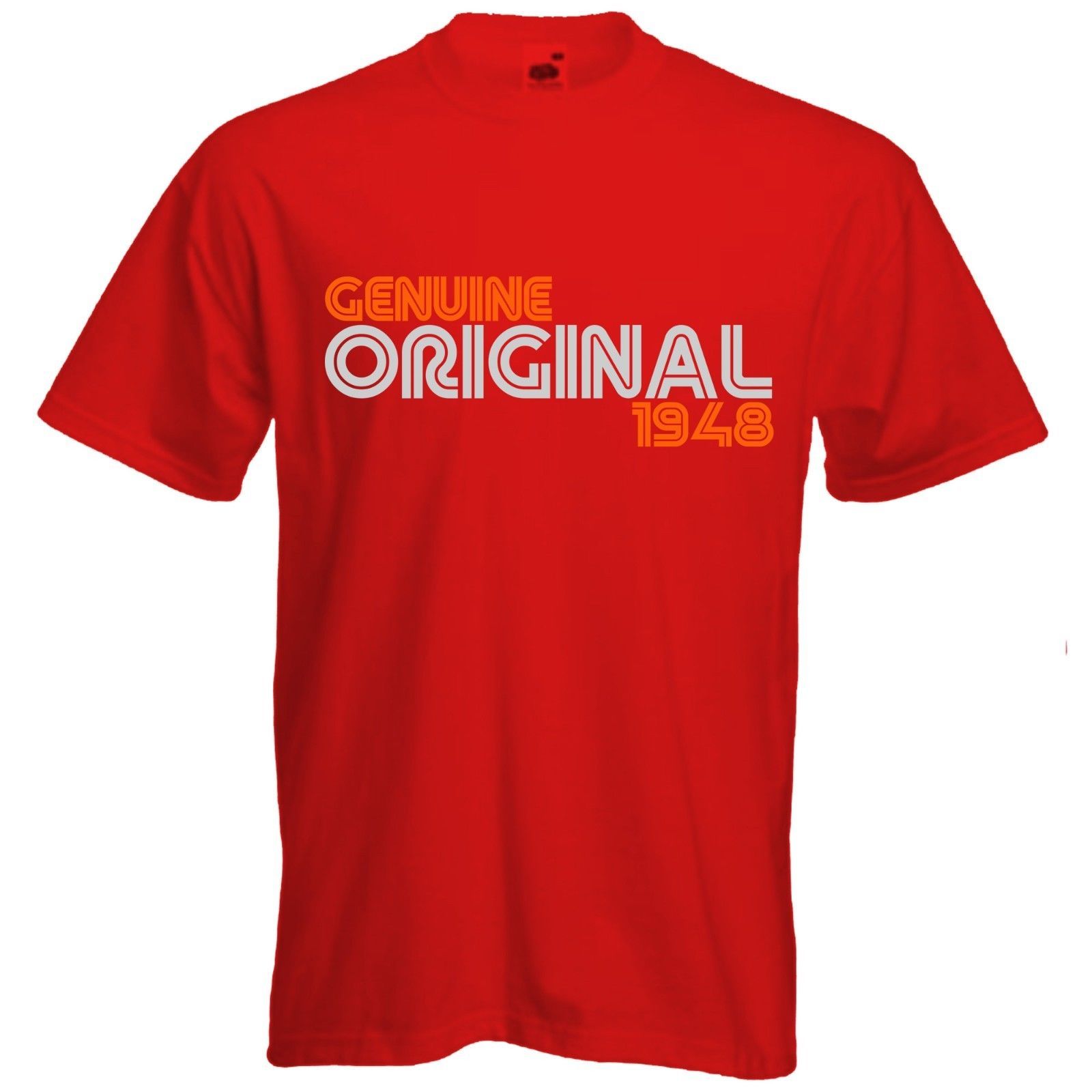 sleeved birthday-mens short Unisex original birthday free Tshirt tshirt-genuine Tee Funny  top 1948 70th shipping