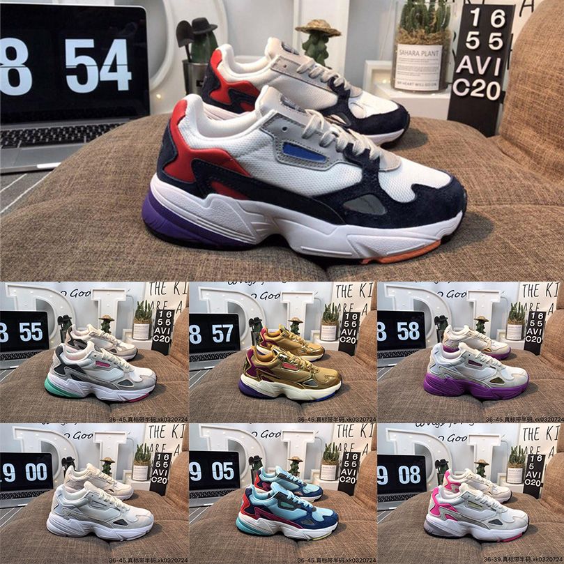 2019 Falcon W Zapatos para correr para hombre y mujer Diseñador Zapatillas deportivas Corredor Casual Traners Zapatos de lujo Tamaño 36 45 2019 Falcon W Zapatos para correr para hombre y mujer Diseñador Zapatillas deportivas Corredor Casual Traners Zapatos de lujo Tamaño 36 45