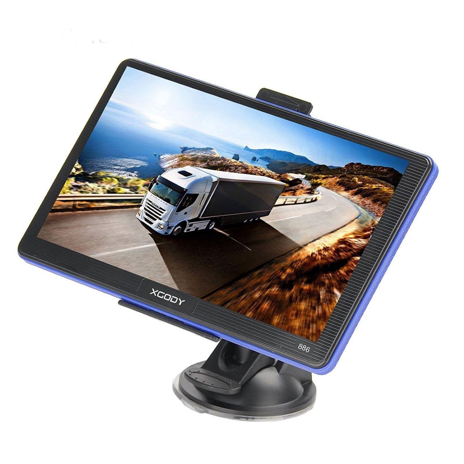 2020 Semi Truck Car Gps Navigation System Commercial Driver Big