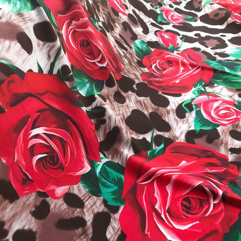 Rose Print Fabrics - The Home Garden