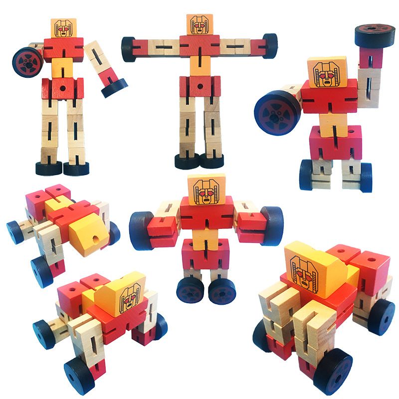 2020 Interesting Wooden Transformation Robot Cars ...