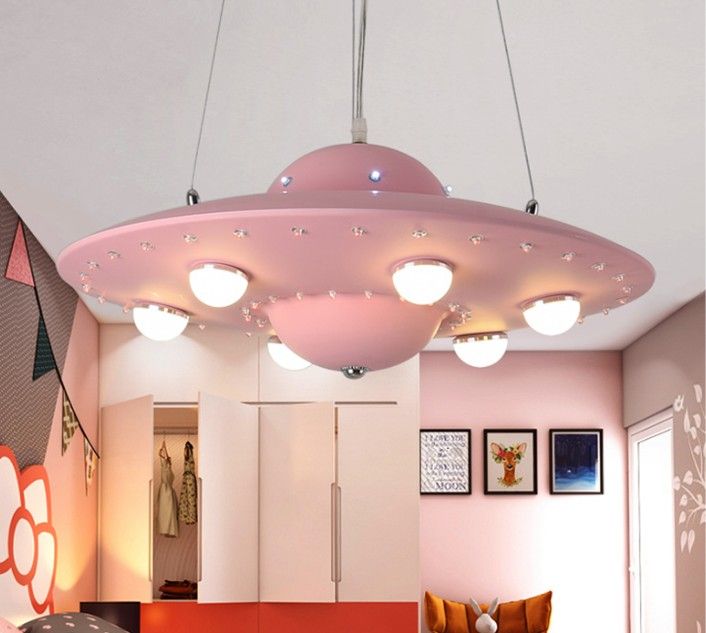 Colorful Ufo Flying Saucers Chandelier Nordic Creative Boys Girls Colorful Ufo Flying Saucers Chandelier Nordic Creative Boys Girls Kids Rooms Hanglamp Lights Bedrooms Restaurant Llfa Glass Pendant Lamp Shades Light