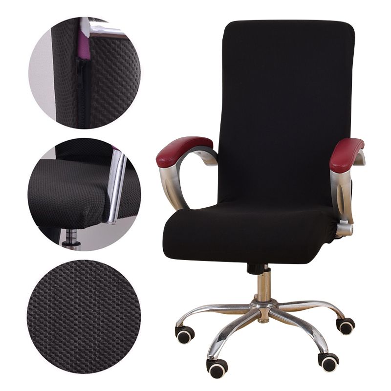 Universal Jacquard Fabric Office Chair Cover Computer Elastic Universal Jacquard Fabric Office Chair Cover Computer Elastic Armchair Slipcovers Seat Arm Covers Stretch Rotating Lift Tablecloths And