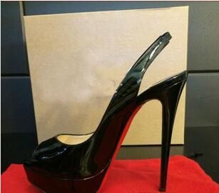 2018 shoes sleek large discount Plus Size 35 42 Red Bottom Leather Diamond High Heels Peep Toe ... 2018 shoes sleek large discount Plus Size 35 42 Red Bottom Leather Diamond High Heels Peep Toe ...