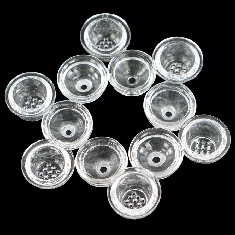 2021 Glass Smoking Bowls Thick Pyrex Glass Pipe Bong Bowl For Water