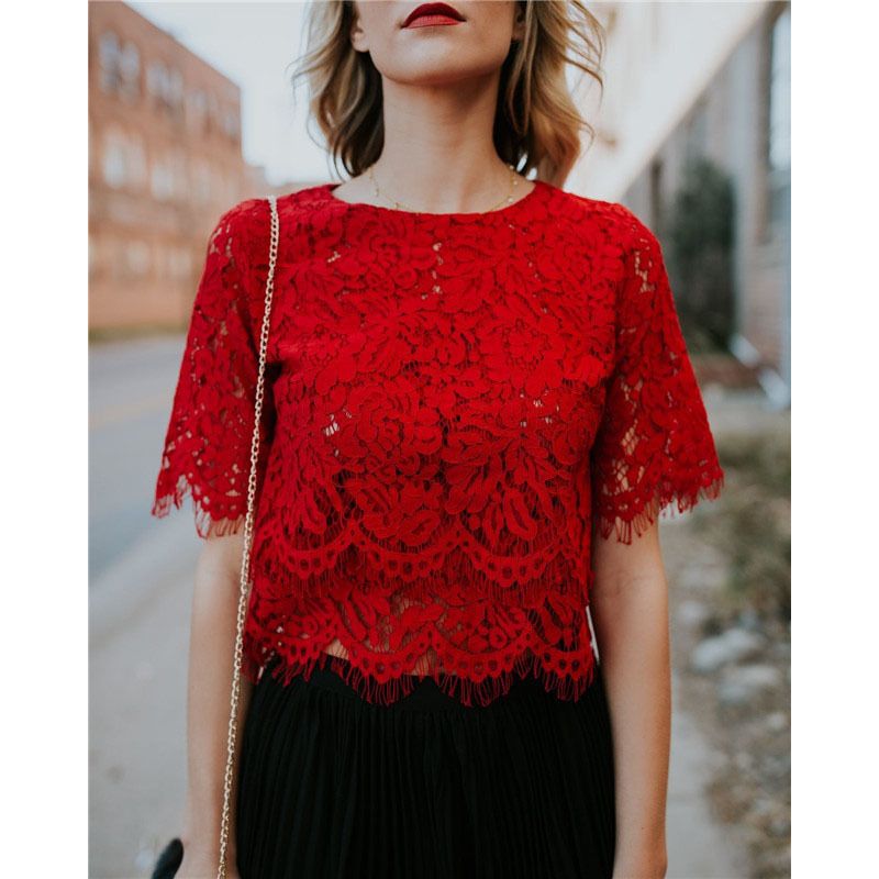 beautiful lace blouses