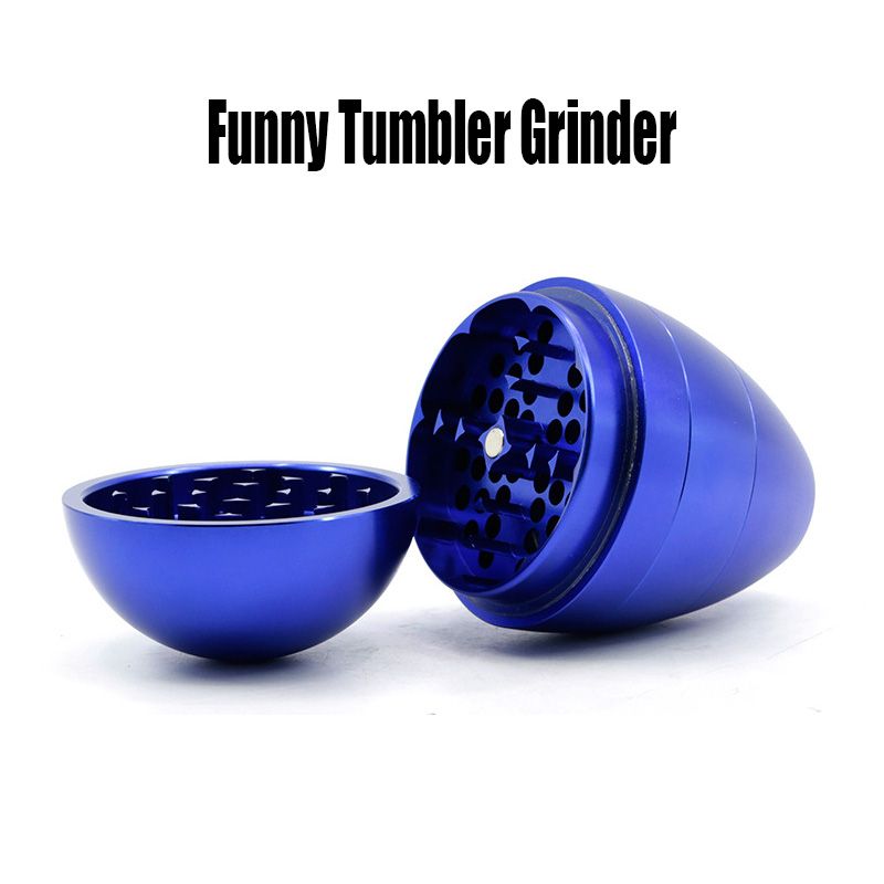 Funny Tumbler Grinder Herb Grinder 58mm Grinders 4 Layers Metal Grinders Made Of High Quality