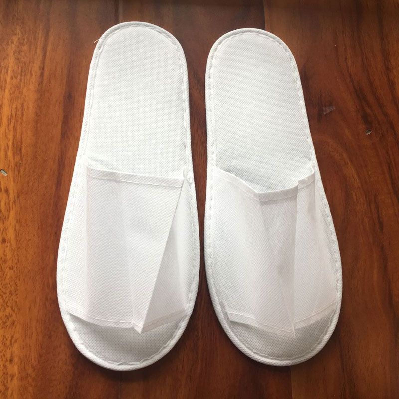 2020 New Cheap Sell Half Pack Disposable Slippers White Hotel Babouche