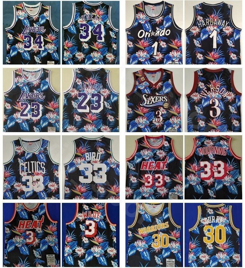 allen iverson floral jersey