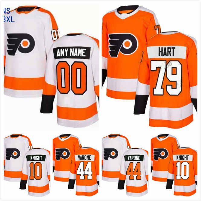 Phil Varone Jersey 44 Carter Hart 79 Justin Bailey 27 Corban Knight 10