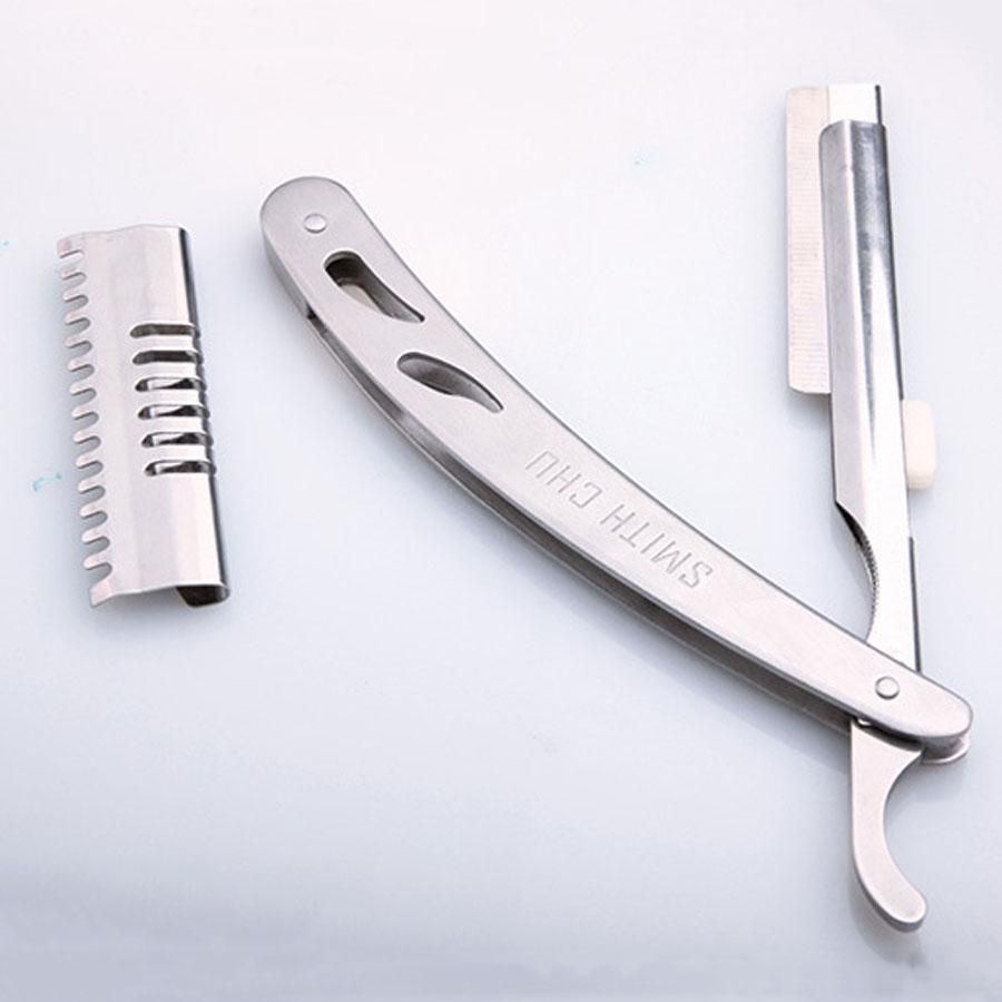 2020 Sharp Durable Haircut Knife Men Comfortable Silver Manual Shaver