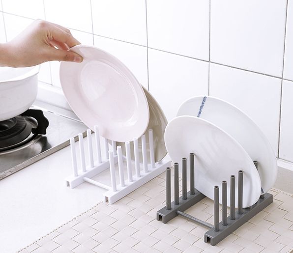 Kitchen Sink Drain Rack Storage Organizer Dish Drying Rack Holder Drainer Cocina Plastic Plate Cups Stand Display Holder Ani 262