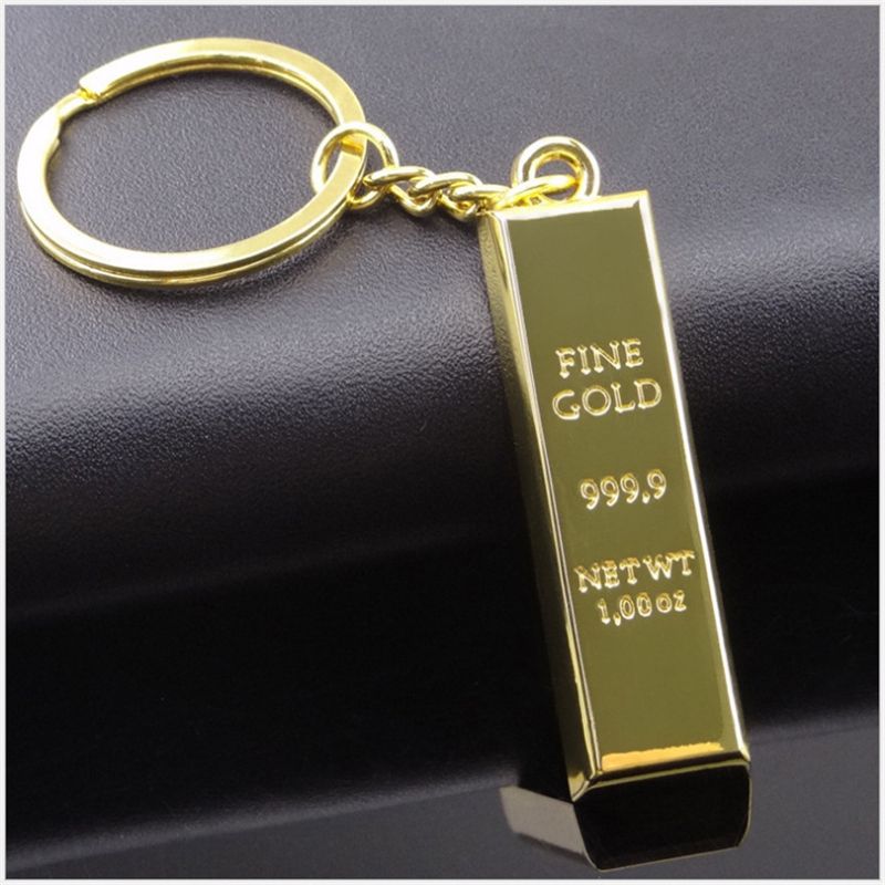 2021 Gold Key Chain Keychains Golden Keyrings Finders Bag Handbag