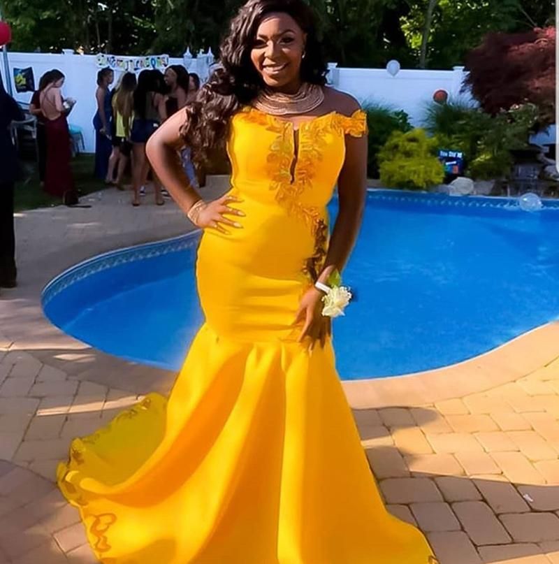 yellow plus size formal dresses