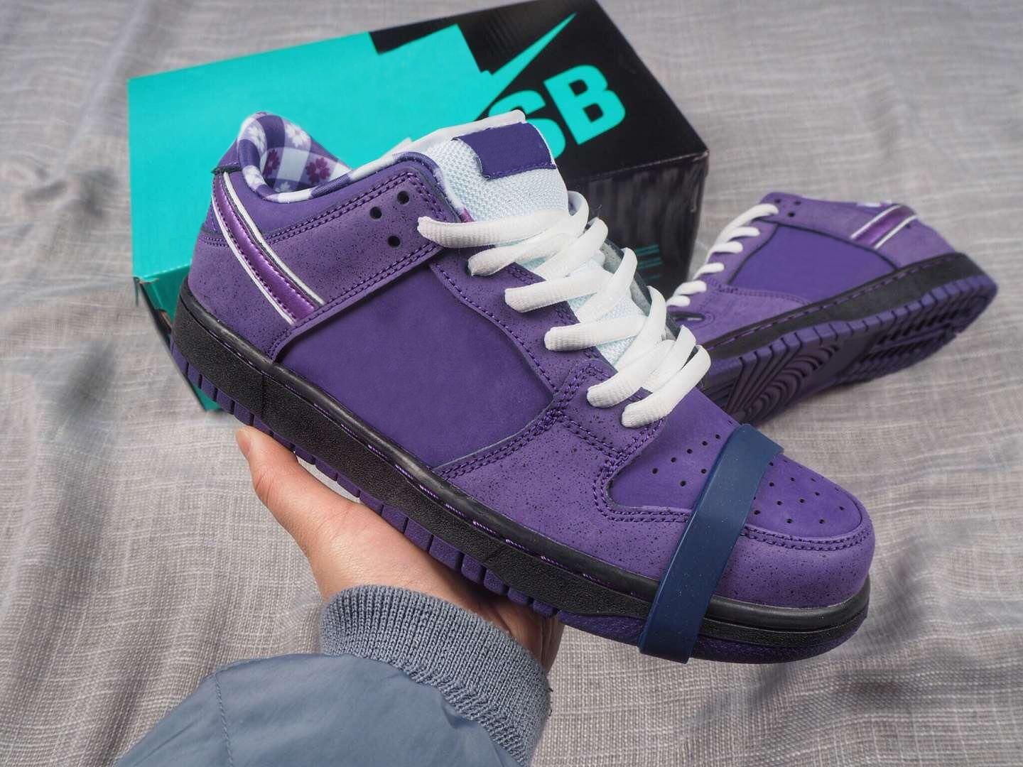 purple lobster sneakers