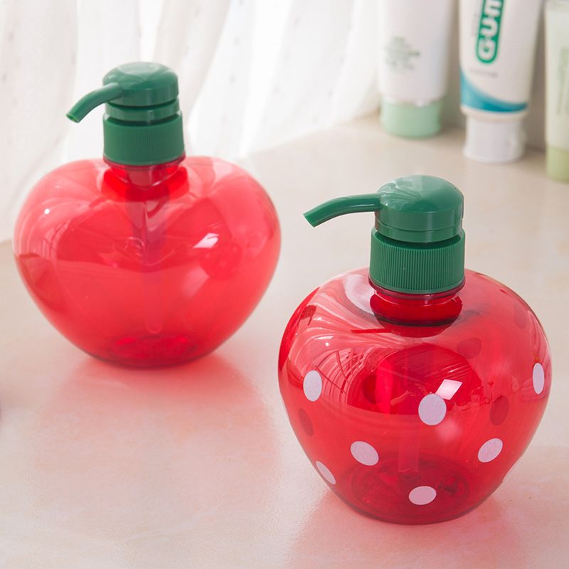 2021 2020 New Strawberry Press Type Soap Liquid Bottle Sanitize
