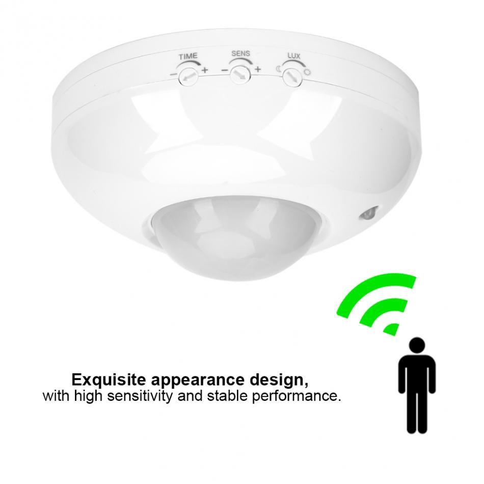 Adjule Infrared Motion Sensor Switch 110v 240v Movement Ceiling Detector Light Bulb