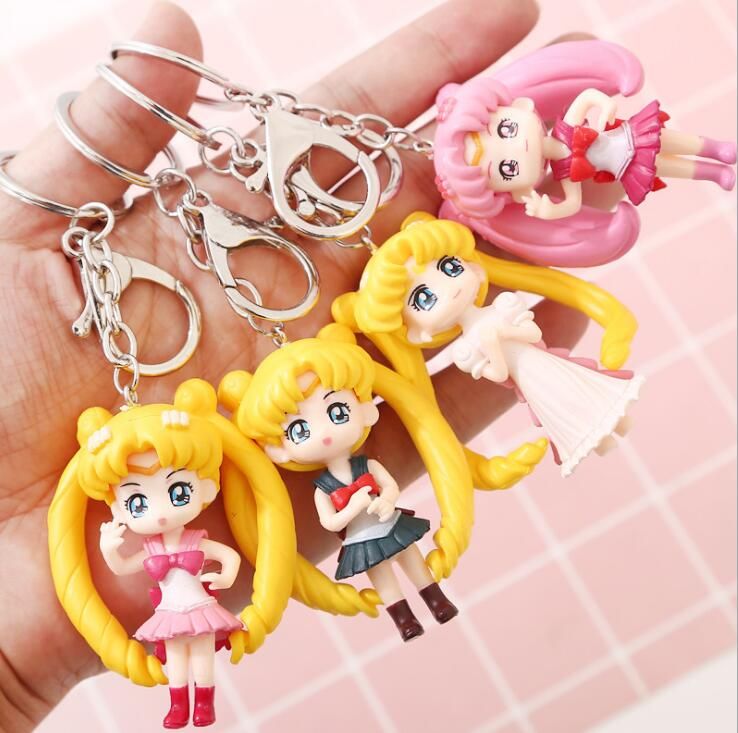 Girls Gifts Japan Anime Action Figure Girl Doll Toys Pendant Mini