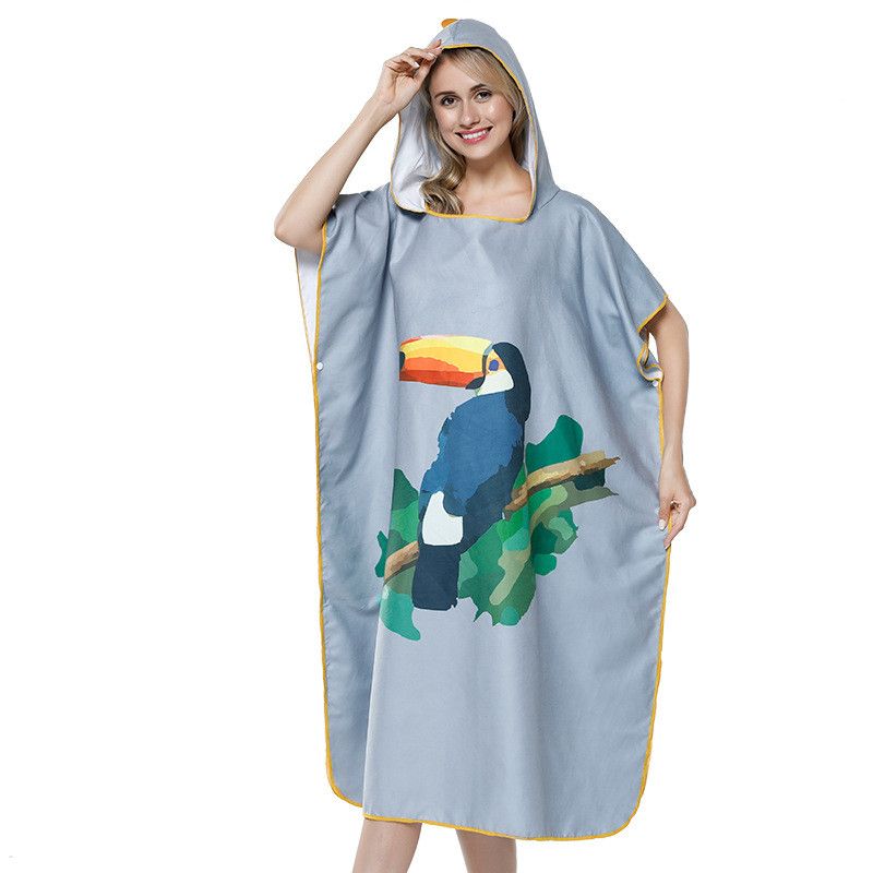 Nouveau Femmes Homme Plongée Garder Au Chaud Peignoir De Bain Changer De Robe Sport Serviette En Plein Air Capuche Plage Serviette Hot Springs Maillot