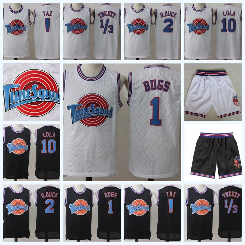 2019 Tune Squad Space Jam Movie Basketabll Jersey Shorts