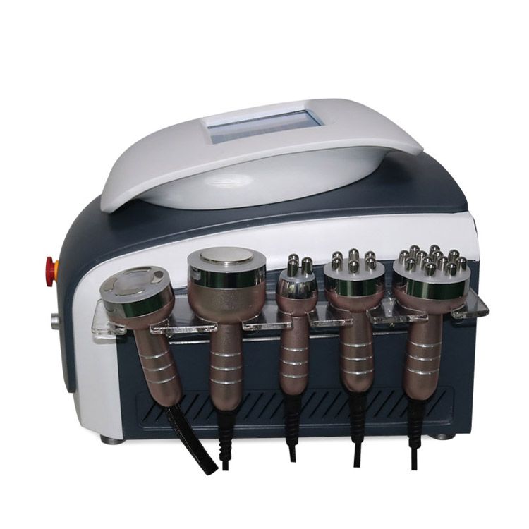 Versatile 6 In 1 Vacuum RF Liposuction Ultrasonic Lipo Laser Slimming 40K Cavitation Multipolar Biopolar Radio Frequency Face Body Massage