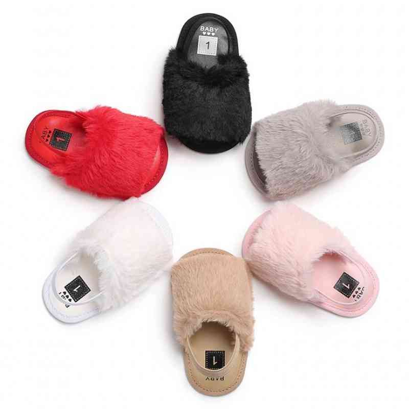 grosshandel sandalen baby kleinkind schuhe weiche unterseite kleines baby fleece home hausschuhe baby cartoon einfarbig weiche unterseite schuhe s2 von - fortnite hausschuhe