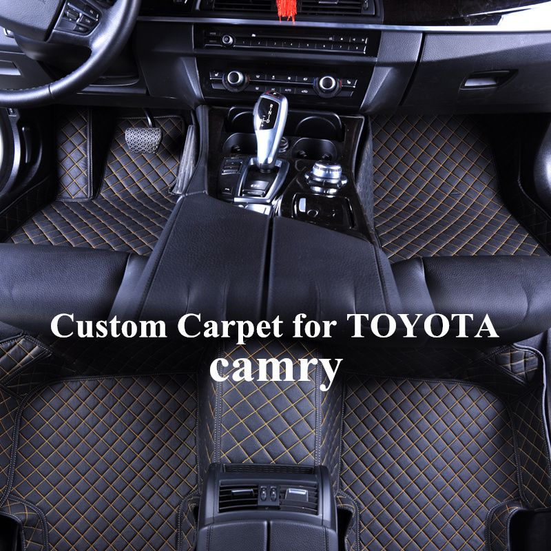 2021 Wholesale Custom Car Floor Mats For Toyota Camry 2004 2007 2008 2009 2016 2018 Carpets