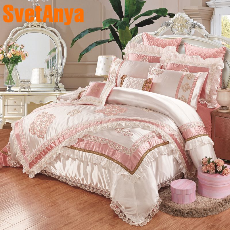 Luxury European Style Bedding Bedspread Linens High End