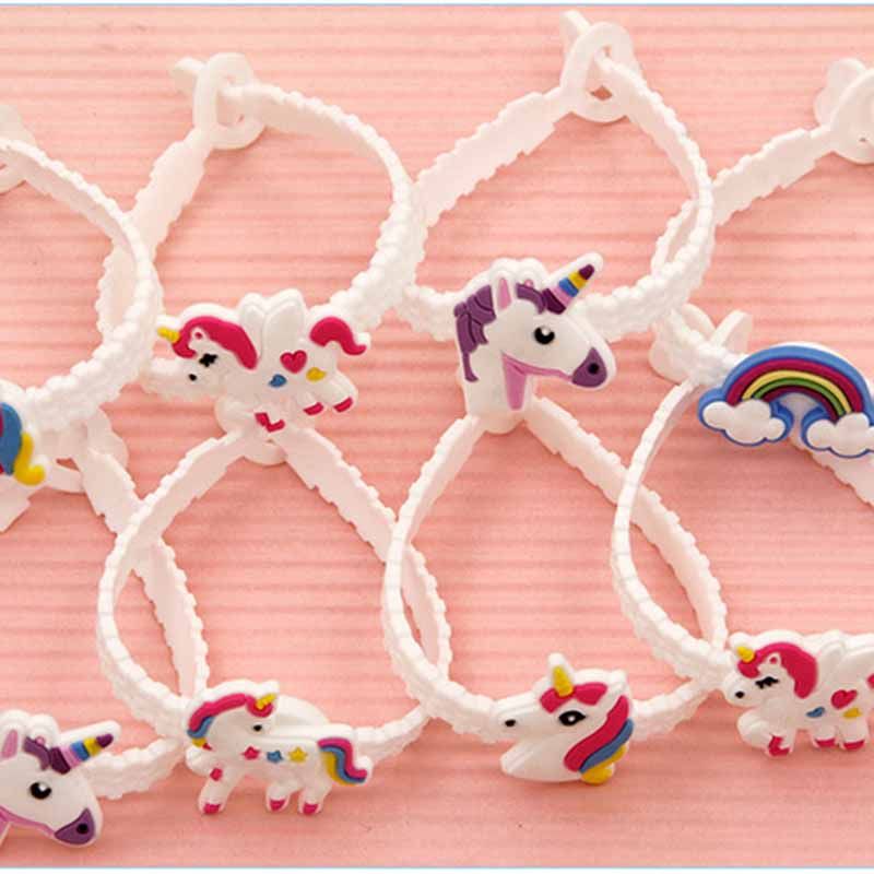 Children Charm Unique Unicorn Bracelets Girls Boys Birthday Party Bag