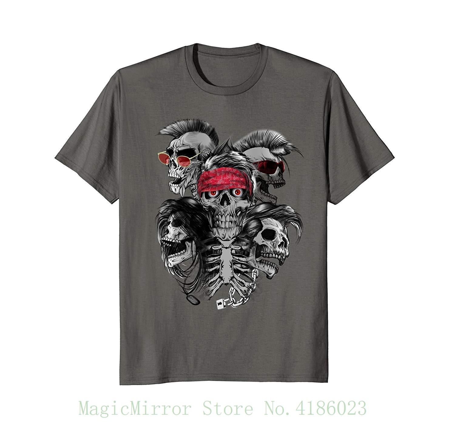 Música Roll Heavy Rock Camiseta Fitness Hombre Top Banda Ropa Marca Harajuku Metal yvnON0w8m