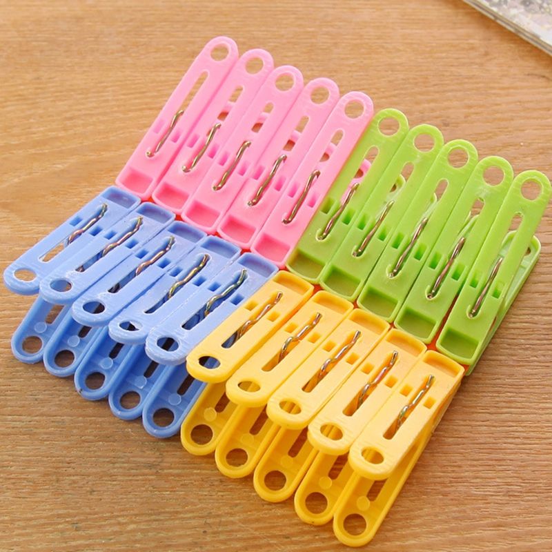 2021 Windproof Clothespins Plastic Clothes Clip Hanger Underwear Socks