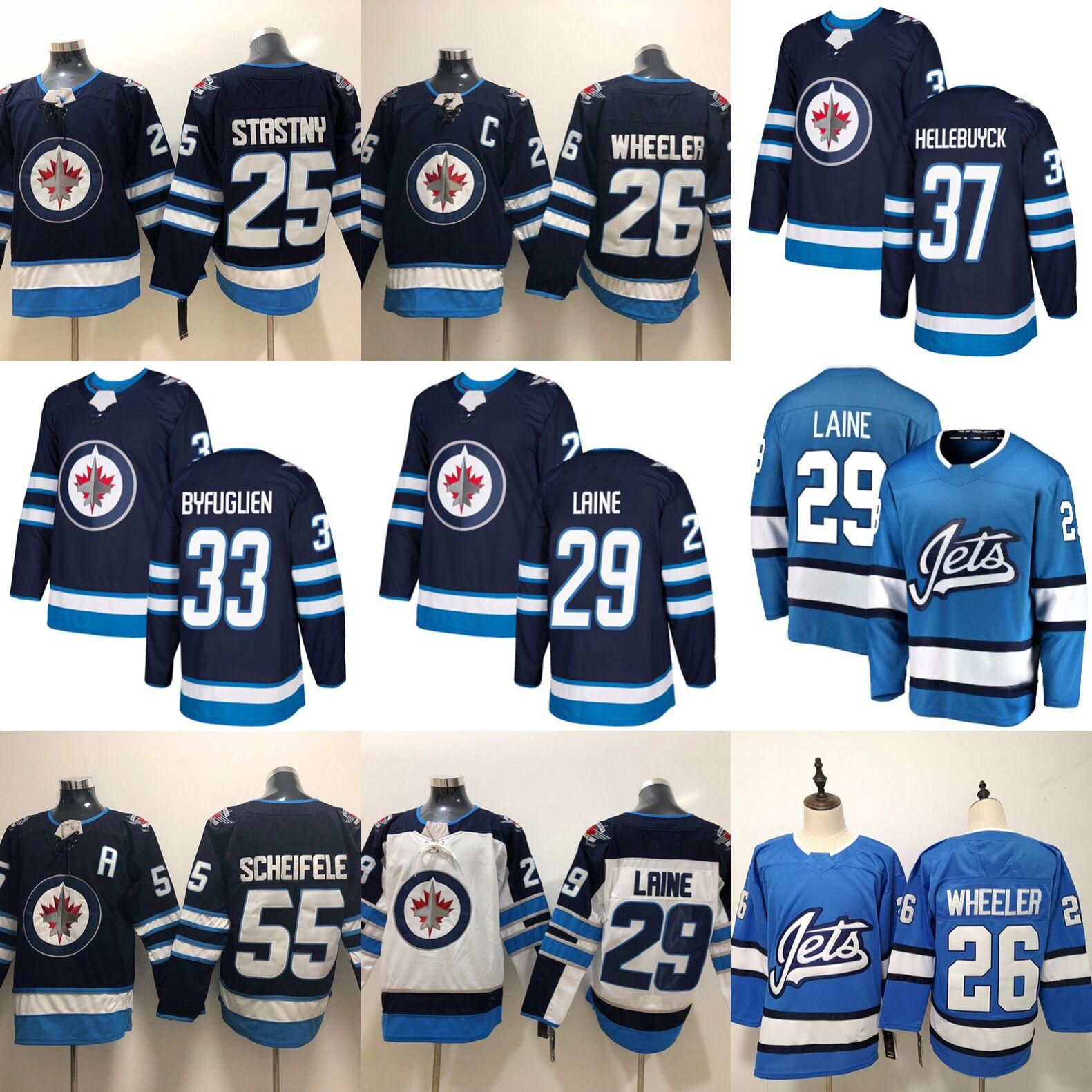 2020 2019 New Winnipeg Jets Hockey Jerseys 29 Patrik Laine Jersey New