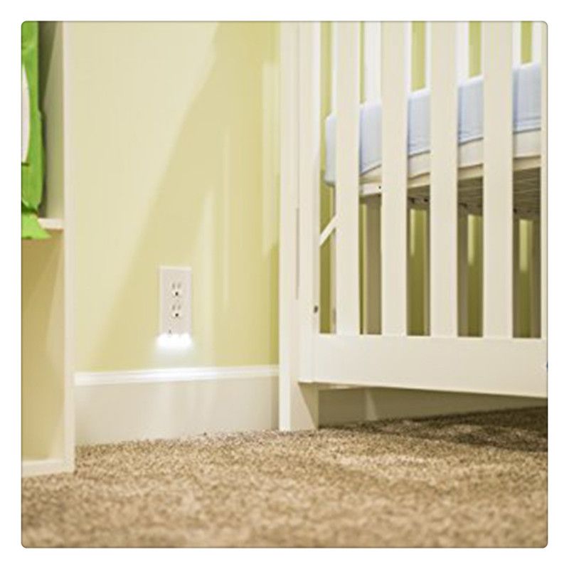 Compre Salida Placa De Cubierta Con LED Luces Nocturnas Interruptor