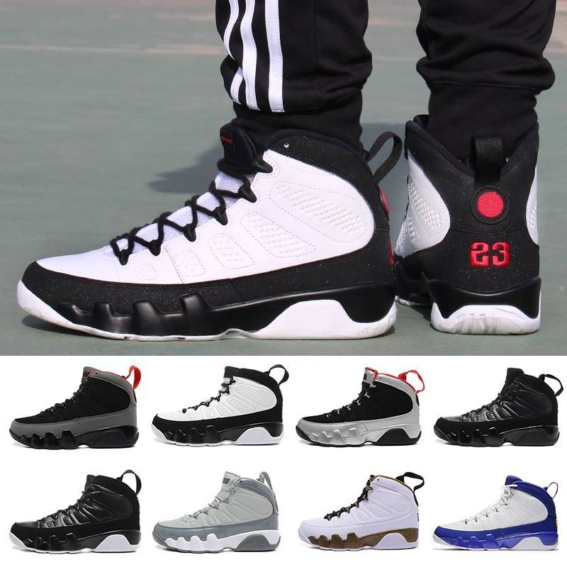 High Cut New 9 Men Basketball Shoes Space Jam Anthracite