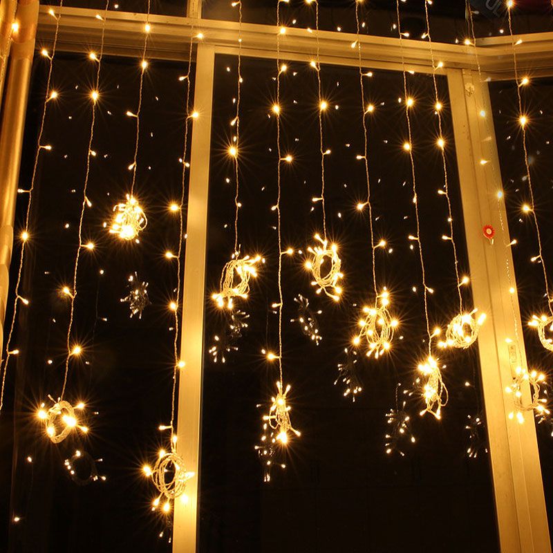 3 3m 4 3m 6 3m 8 3m 10 3m Led Curtain Icicle Fairy String Lights 8