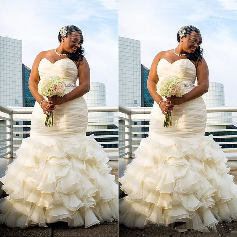 wedding gowns for larger brides