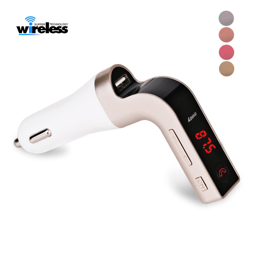 G7 FM Transmitter Aux Modulator Bluetooth Handsfree Car Kit Car Audio