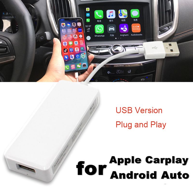 New USB CarPlay Dongle For Android Car Head Unit Screen Touch With IOS