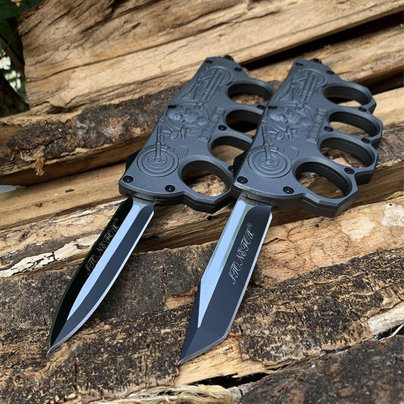 New Original Glove Embossed Automatic Tactical Knife Hunting Knives