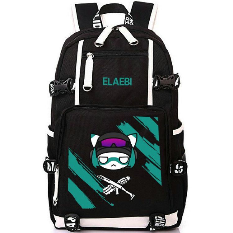 2021 Elaebi Backpack Rainbow Six 6 Play School Bag El Aebi Daypack Game
