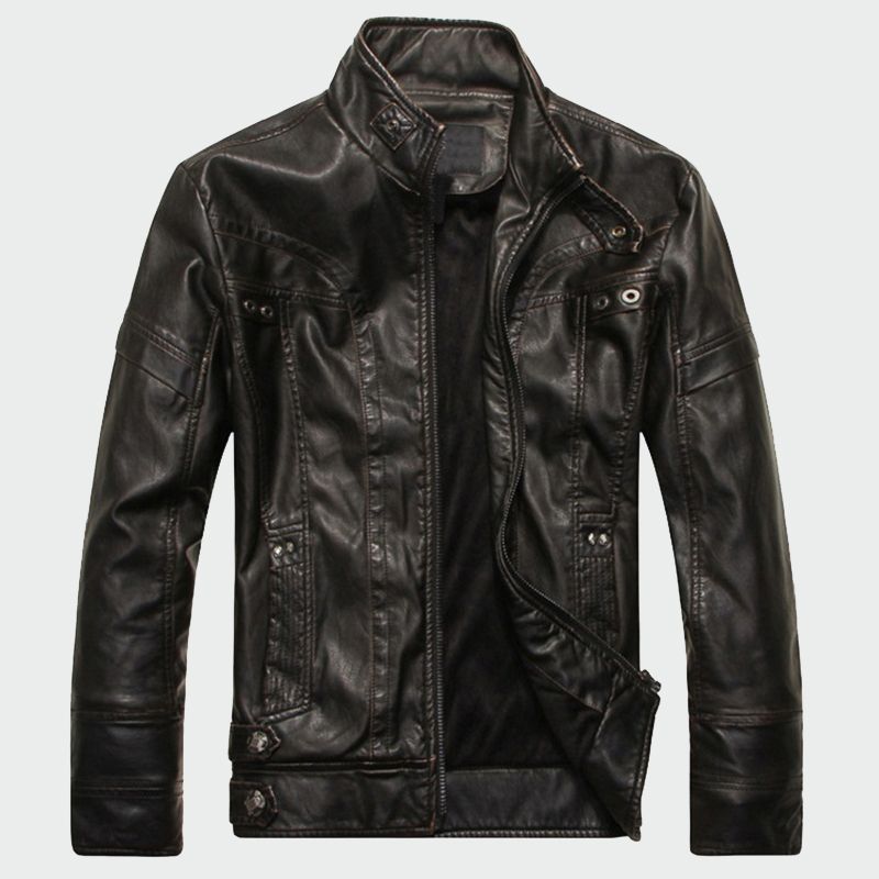Mens Leather Jackets High Quality Classic Motorcycle Bike Cowboy Jacket Male Plus Velvet Thick Coats Brand Clothing 5xl Ml001