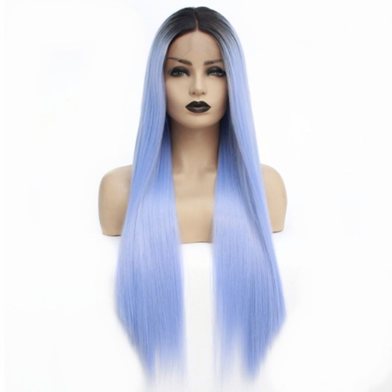 blue ombre wig