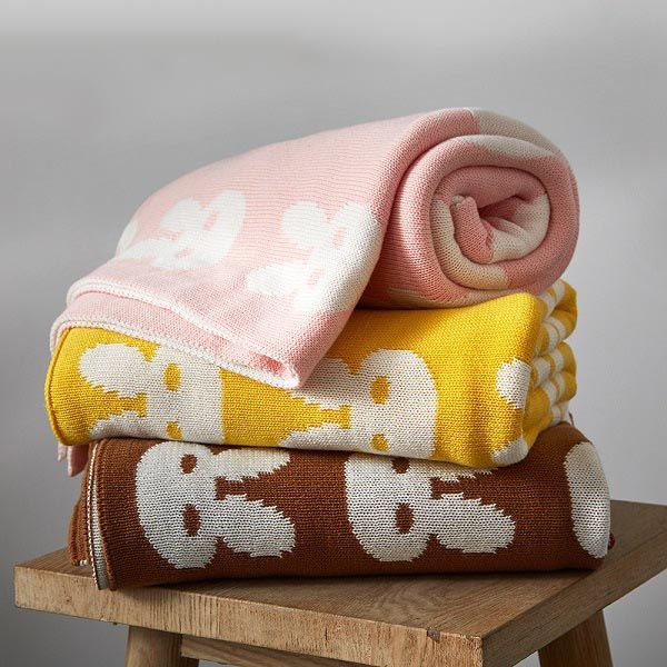 baby cotton knitted blanket
