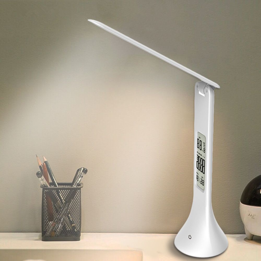 2019 Led Desk Lamp Foldable Dimmable Touch Table With Calendar 2019 Led Desk Lamp Foldable Dimmable Touch Table With Calendar Temperature Alarm Clock Light Night Lights From Flymall 16 34 Dhgate Com