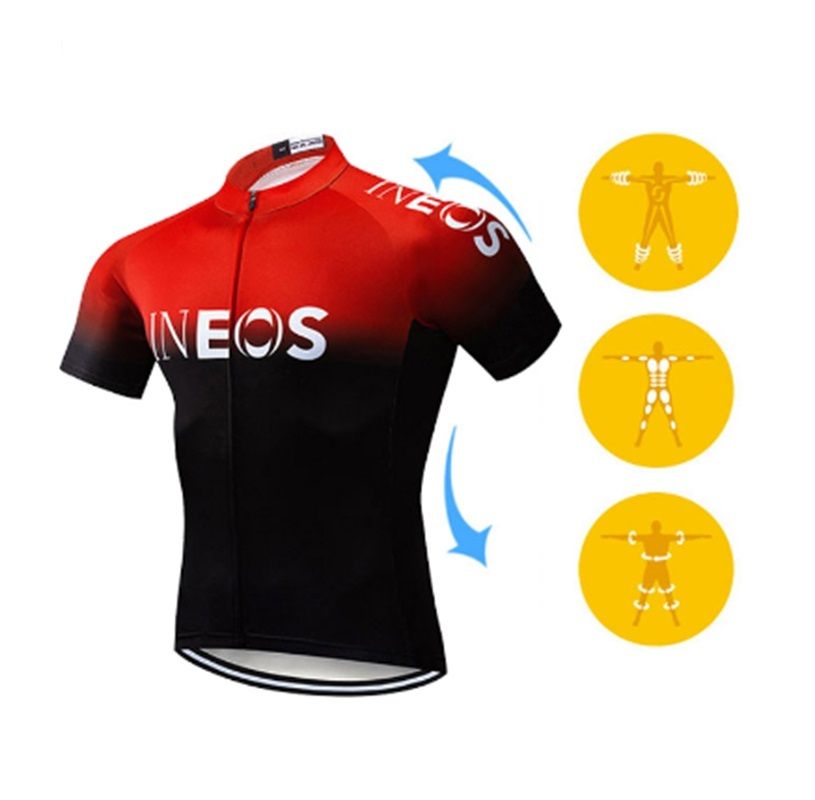 2020 2020 New INEOS Team Cycling Jersey Set Breathable Team Racing